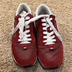 COACH ❤️ Burgundy Athletic Sneakers — so pretty and almost new!!